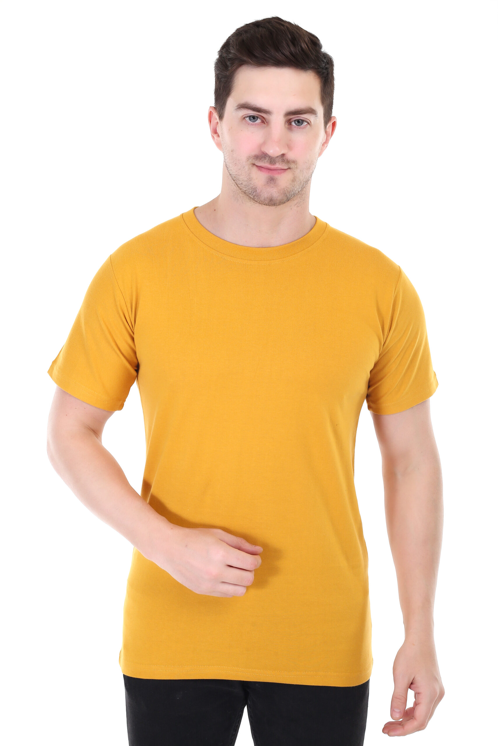 Funcktees | Half Sleeves | T-Shirt | Yellow